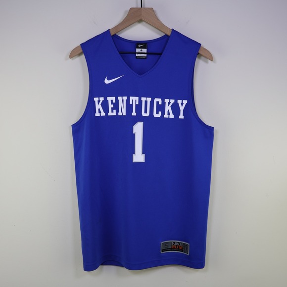Nike Other - Nike Kentucky Wildcats Devin Booker Elite Basketball Jersey Small Blue NCAA